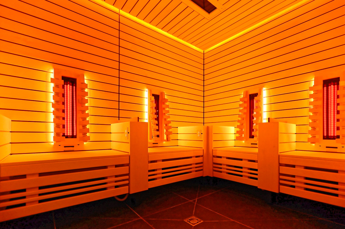 Migros Fitnesspark National – Infrarot-Sauna